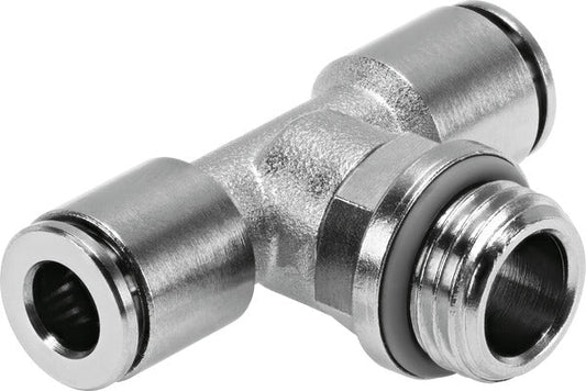 NPQH-T-G12-Q12-P10 Push-in T-fitting