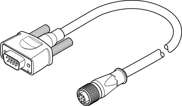 NEBM-M12G8-E-25-S1G9 Encoder cable