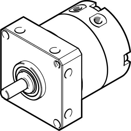 DSM-T-6-90-P Semi-rotary drive