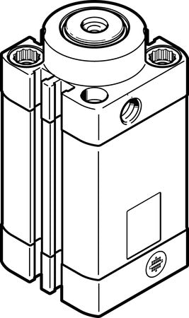 DFSP-32-20-DF-PA Stopper cylinder