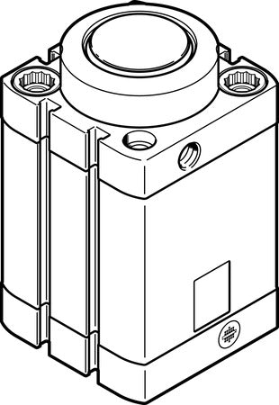 DFSP-50-25-DS-PA Stopper cylinder