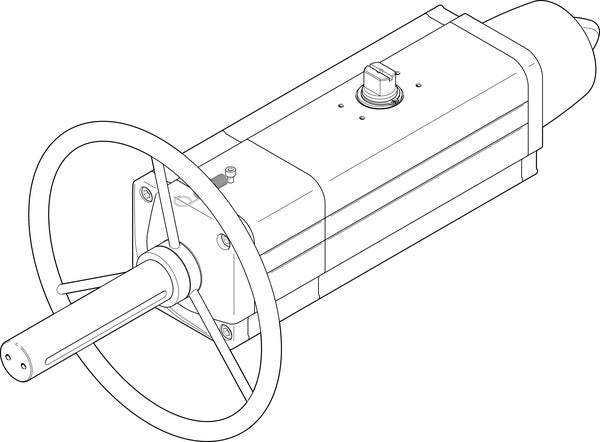 DAPS-0240-090-RS3-F1012-MW Semi-rotary drive