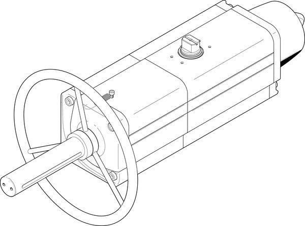 DAPS-0480-090-RS4-F14-MW Semi-rotary drive