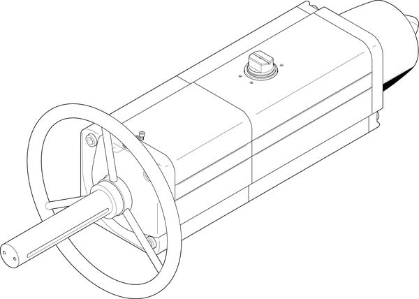 DAPS-0960-090-RS4-F1216-MW Semi-rotary drive