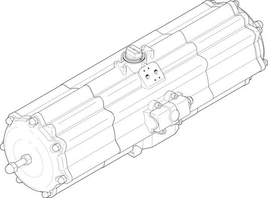 DAPS-2880-090-RS3-F16-T6 Semi-rotary drive