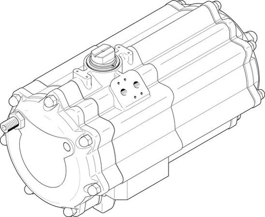 DAPS-2880-090-R-F16-T6 Semi-rotary drive
