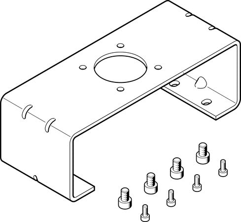 DARQ-K-P-A2-F05-30-R1 Mounting flange adapter
