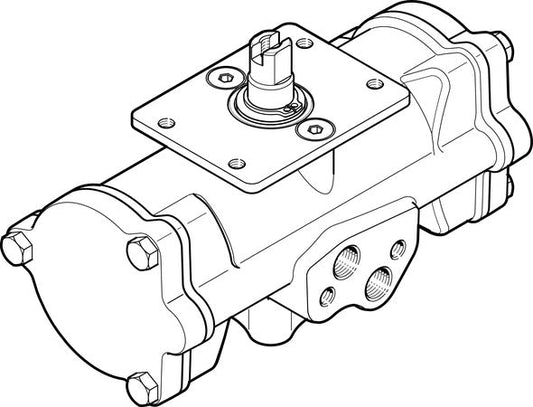 DAPS-0015-090-R-F03-CR Semi-rotary drive