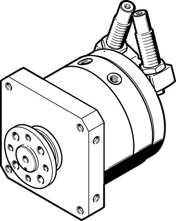DSM-T-32-270-CC-FW-A-B Semi-rotary drive