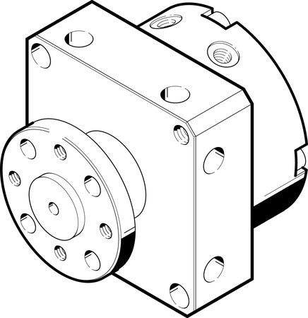 DSM-8-90-P-FW Semi-rotary drive