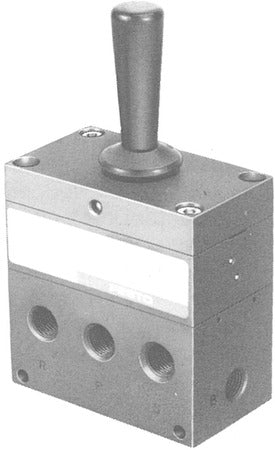 H-5/3-1/4 Toggle lever valve