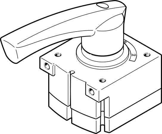VHER-H-B43C-B-N18 Hand lever valve