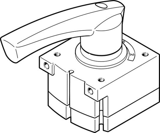 VHER-H-B43E-B-G18 Hand lever valve