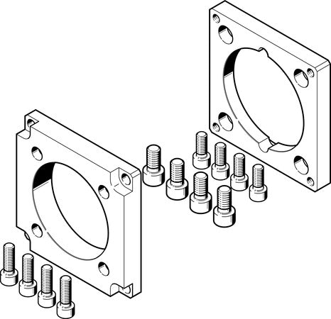 EAMF-A-95A-120G-G2 Motor flange