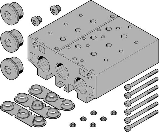 VABM-B10-30E-N34-6 Manifold block