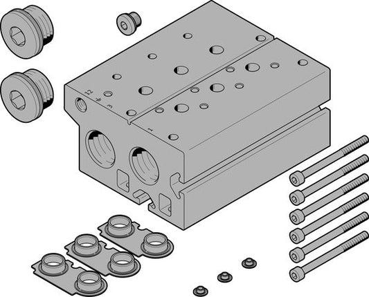 VABM-B10-30E-G34-6-P3 Manifold block