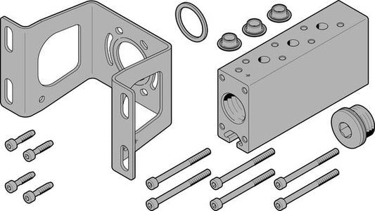 VABM-B10-30-G34-2-P53-E Common supply manifold