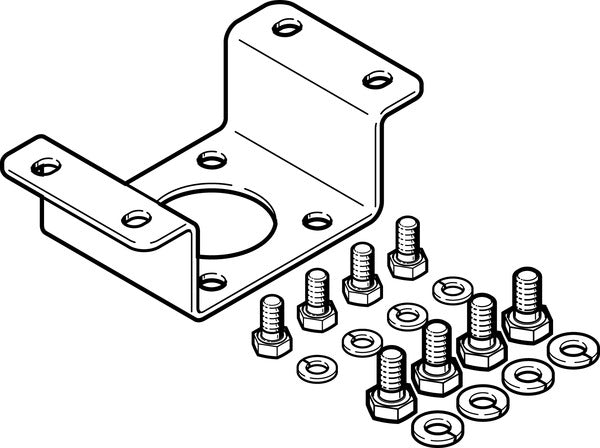 DARQ-K-X1-A1-F05-20-R1 Mounting flange adapter