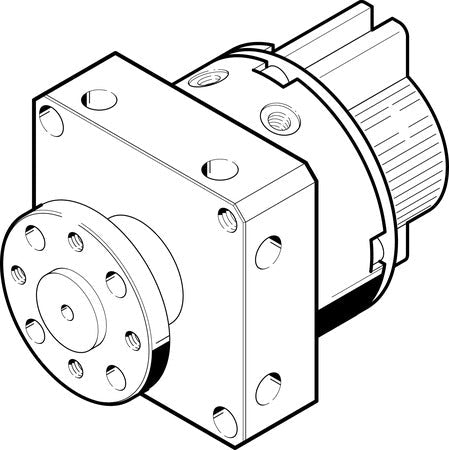 DSM-6-180-P-A-FW Semi-rotary drive