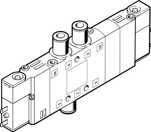 CPE10-M1BH-5/3E-QS4-B Solenoid valve
