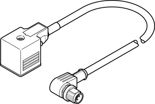 NEBV-A1W3F-P-K-0.6-N-M12W3 Connecting cable