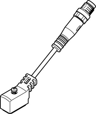 NEBV-Z4WA2L-P-E-0.5-N-M8G3-S1 Connecting cable