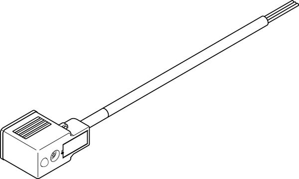 NEBV-B2W3-K-0.6-N-LE3 Connecting cable