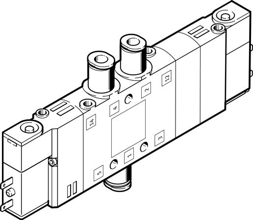 CPE14-M1BH-5/3B-QS-8 Solenoid valve