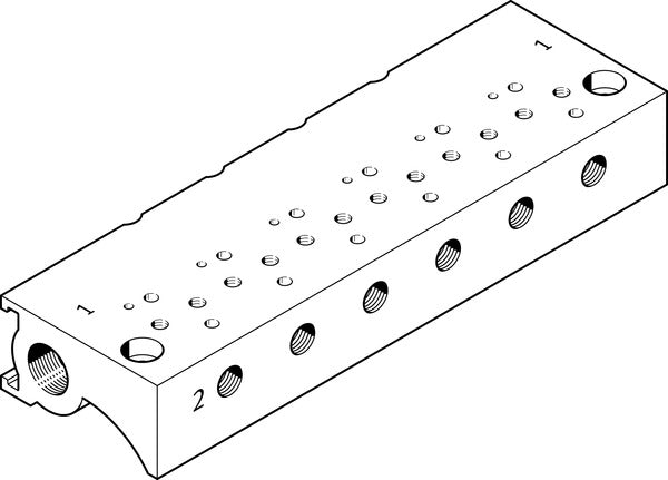 MHA1-P4-2-M3 Manifold