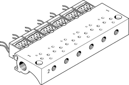MHA1-P6-2-M3-PI Manifold