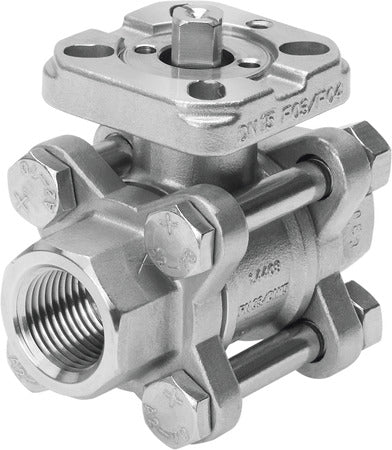 VZBA-11/2"-GG-63-T-22-F0507-V4V4T Ball valve