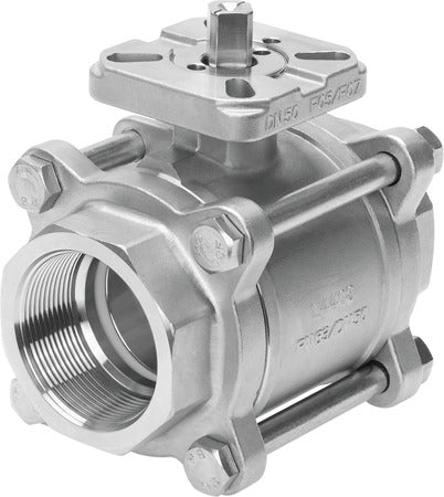 VZBA-21/2"-GG-63-T-22-F0710-V4V4T Ball valve