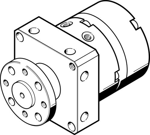 DSM-10-240-P-FF-FW Semi-rotary drive