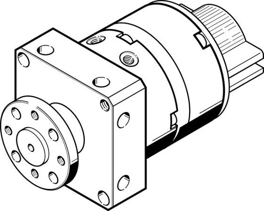 DSM-6-180-P-A-FF-FW Semi-rotary drive