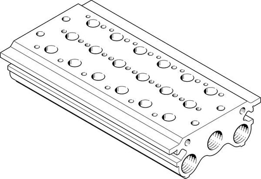 PRS-3/8-6-B Manifold block