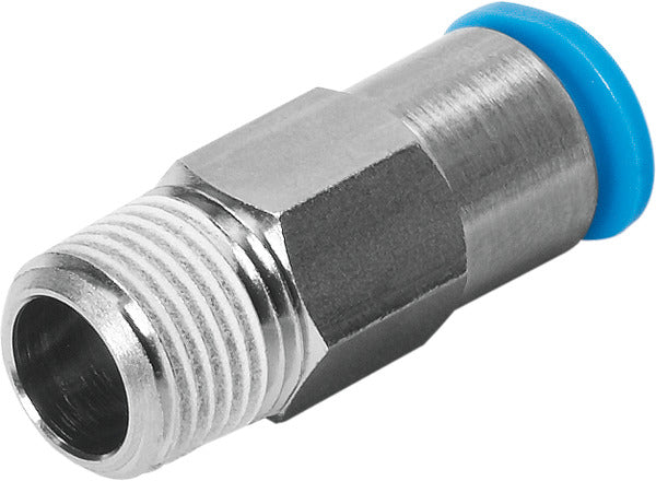 QSK-3/8-3/8-U Push-in fitting, self-sealing