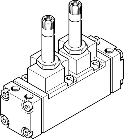 CJM-5/2-1/2-FH Solenoid valve