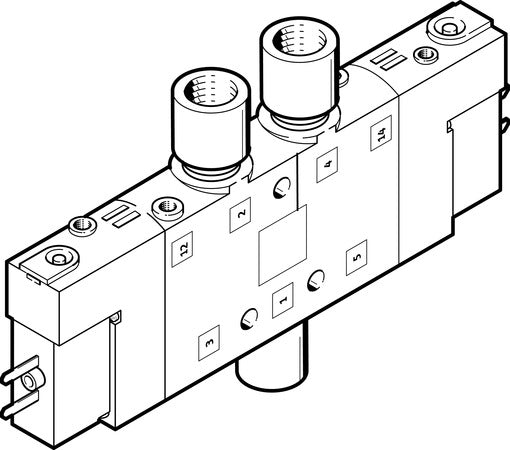 CPE10-M1BH-5/3B-M5-B Solenoid valve