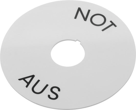 BZ-6-30 Inscription label