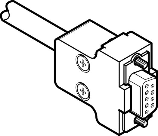 KMP6-09P-8-2,5 Connecting cable