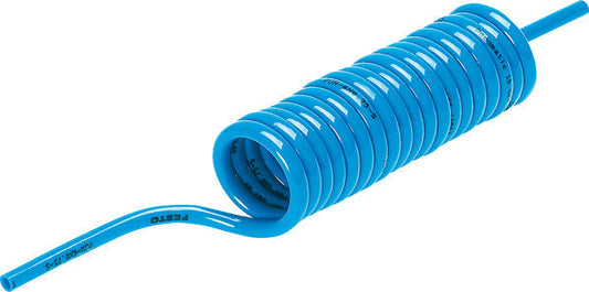 PUN-10X1,5-S-6-BL Spiral plastic tubing