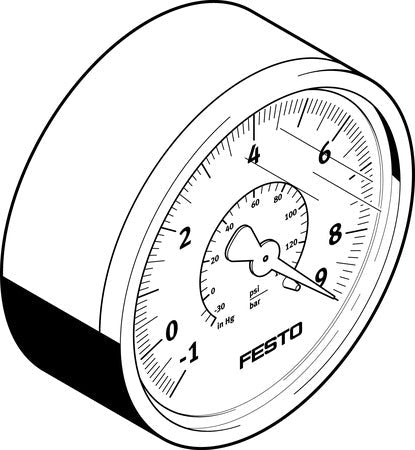 VAM-63-V1/9-R1/4-EN Vacuum gauge