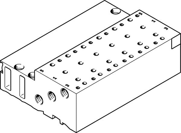 MHP2-PR6-5 Manifold block