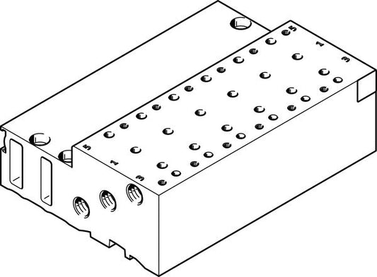 MHP2-PR6-5 Manifold block