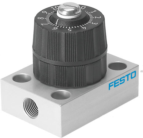 GRP-160-1/8-AL Precision one-way flow control valve