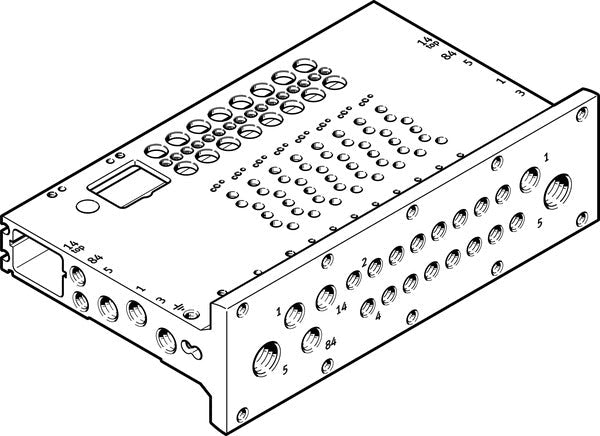 VABM-L1-14HWS2-G14-24-GR Manifold rail
