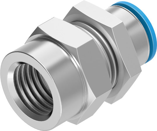 QSSF-3/8-6-B Bulkhead push-in fitting