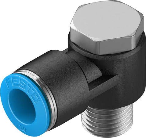 QSLV-1/4-10-50 Push-in L-fitting