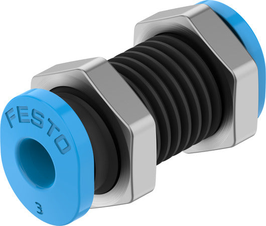 QSMS-3 Push-in bulkhead connector