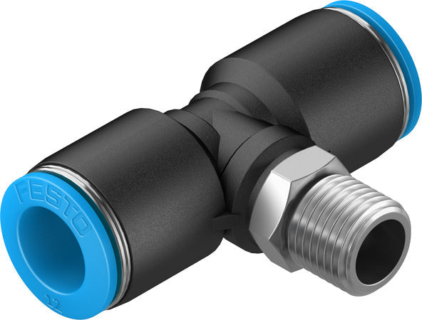 QST-1/4-12 Push-in T-fitting